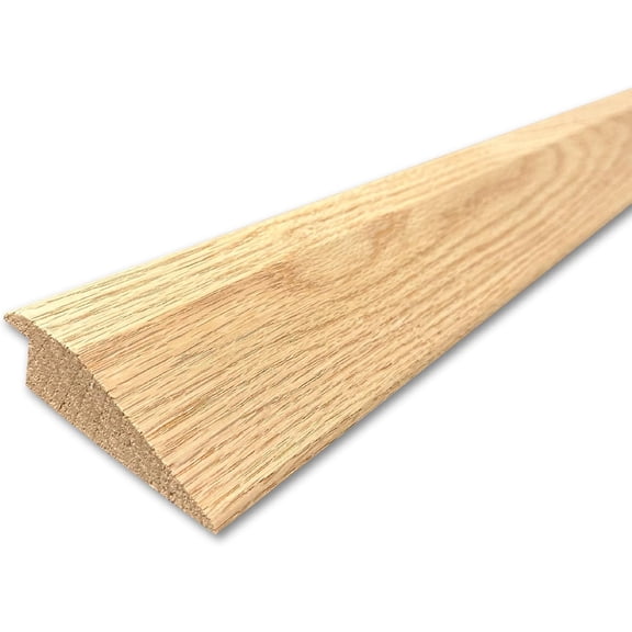 Randall Manufacturing Floor Transition Strip with Overlap Threshold, Red Oak Wood, 2.5 in W x 6 ft