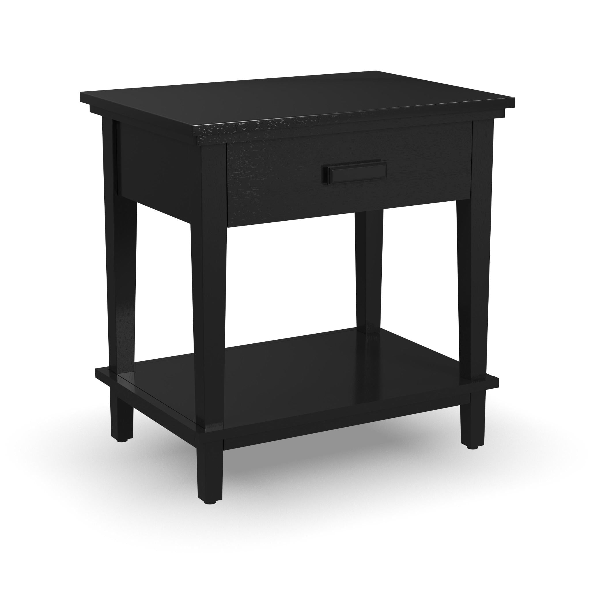 Oak Park Black Nightstand