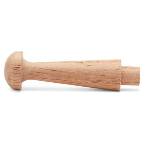 Oak Shaker Peg 1-3/4 inch, Pack of 50 Wooden Pegs for Hanging, DIY Shaker Rack and Rail, by Woodpeckers