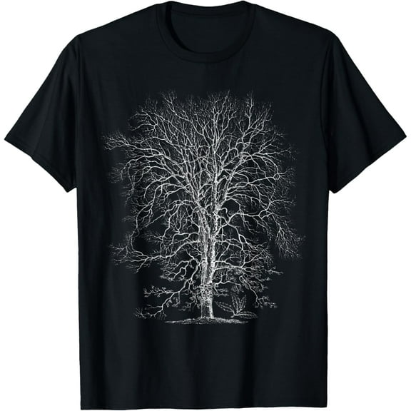 Oak Tree T-Shirt. Tree Natural Oak Tree Woodsman Tee T-Shirt