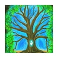 thumbnail image 1 of Oak Tree in Moonlight - Canvas, 1 of 10
