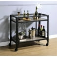thumbnail image 1 of Oak Wood Top | Entertaining Setup, Sturdy Frame with Easy Mobility, 1 of 3