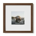 thumbnail image 1 of Oak Wood and Glass Single Picture Frame 10x10, 1 of 7