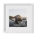 thumbnail image 1 of Oak Wood and Glass Single Picture Frame 12x12, 1 of 7