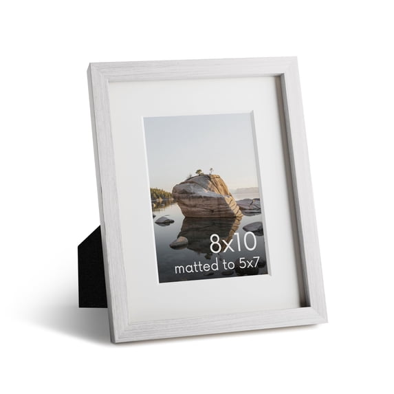 Oak Wood and Glass Single Picture Frame 8x10