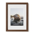 thumbnail image 1 of Oak Wood and Glass Single Picture Frame 9x12, 1 of 7