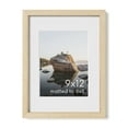 thumbnail image 1 of Oak Wood and Glass Single Picture Frame 9x12, 1 of 7