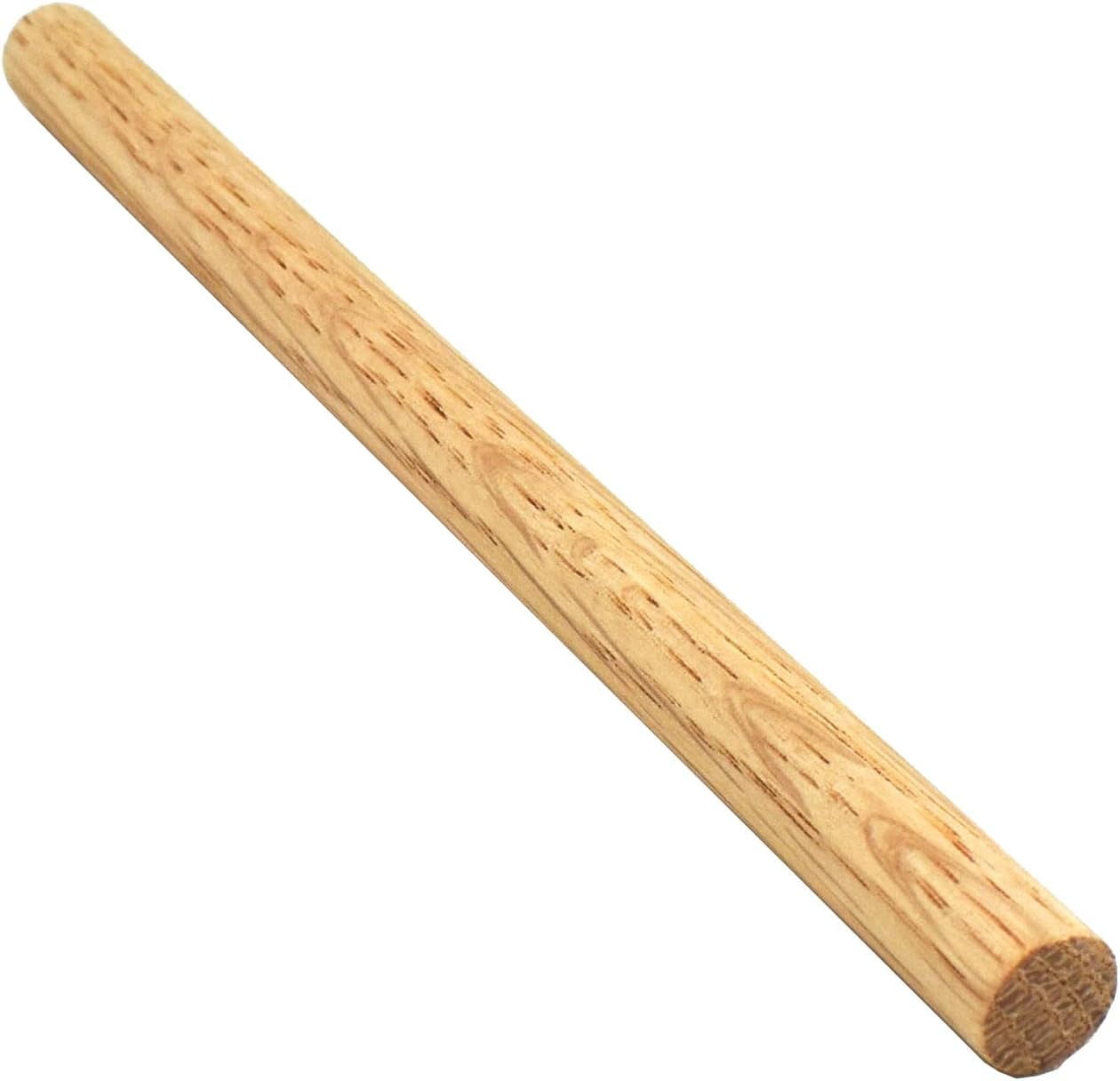 Oak Wooden Dowel 1/2 Inch Diameter By 12 Inch Length Unfinished Solid