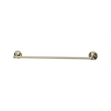 OakBrook 355-0104 Brushed Nickel Towel Bar, Zinc, 18" L