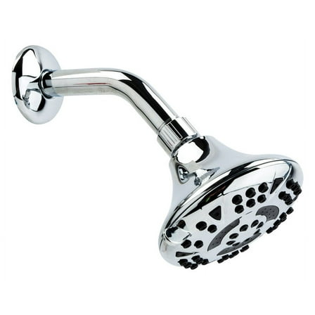 OakBrook Chrome PVC 5 settings Wallmount Showerhead 1.8 gpm