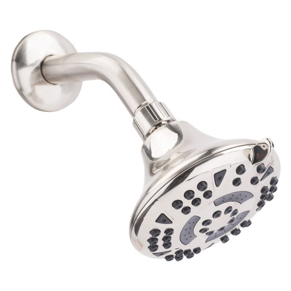 OakBrook 5 Function 4" Wallmount Showerhead