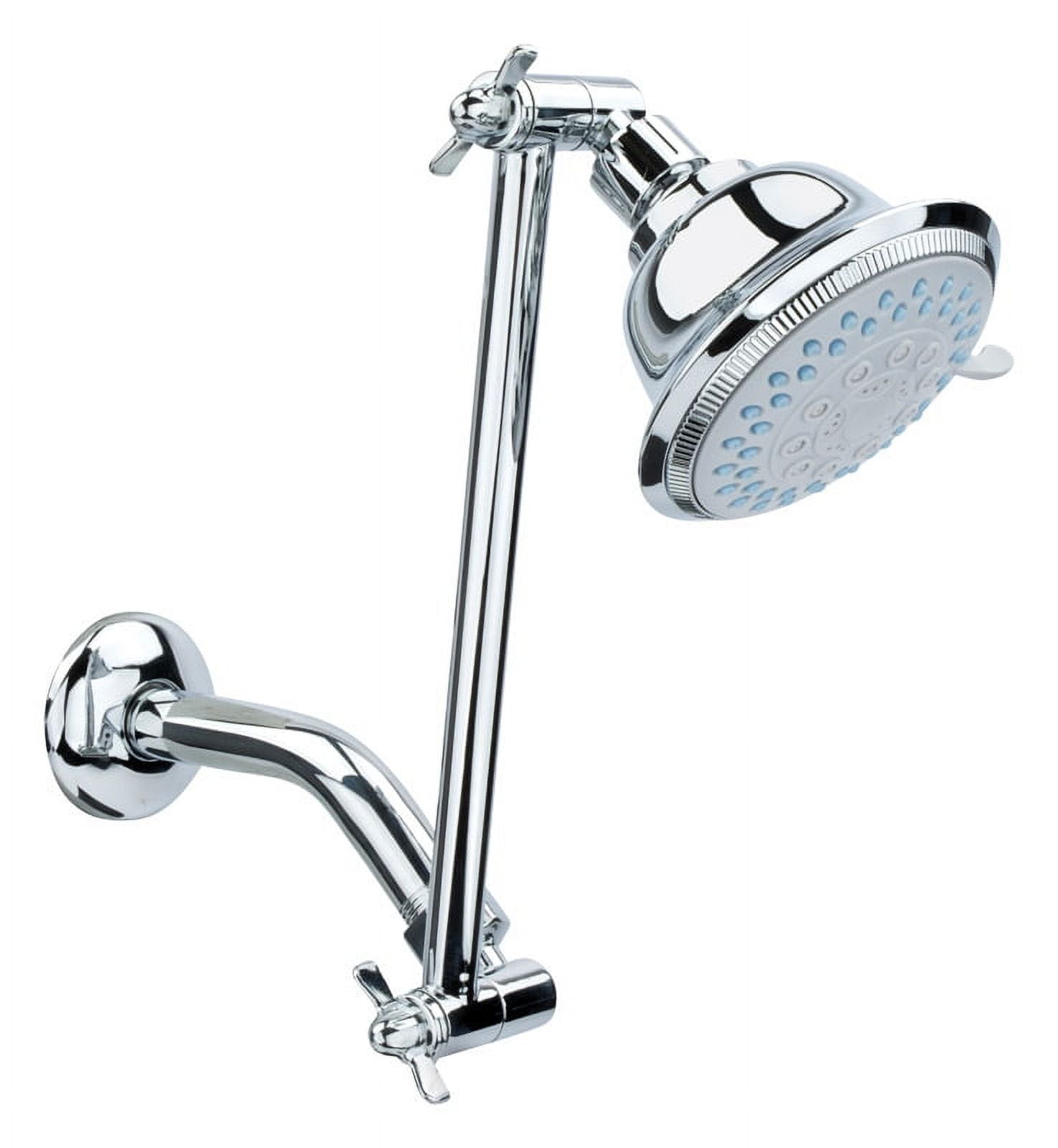 OakBrook Chrome Adjustable Height 5-Setting Showerhead