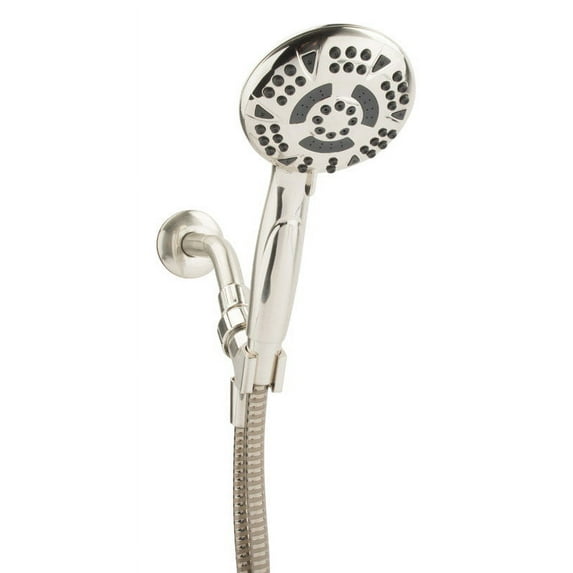 OakBrook 520 A5141BBN-WS Handheld Showerhead Brushed Nickel PVC 5 settings 1.8 gal Brushed Nickel