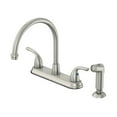 thumbnail image 1 of OakBrook Pacifica High Arc Two Handle Kitchen Faucet with Side Sprayer, 1 of 2