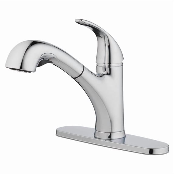 OakBrook Pacifica One Handle Kitchen Faucet with Pullout Sprayer