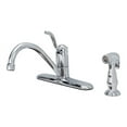 thumbnail image 1 of OakBrook Tucana One Handle Kitchen Faucet with Deck Mount Side Sprayer, 1 of 2
