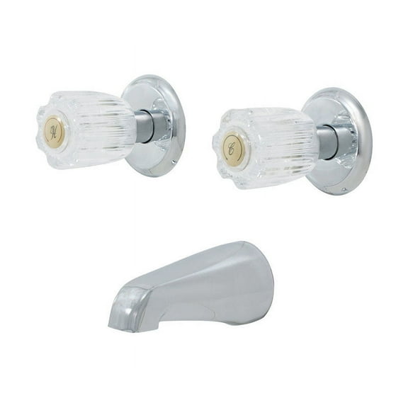 OakBrook Two Handle Tub Filler Bath Faucet, Chrome