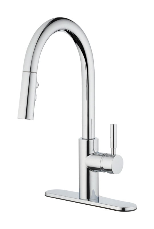 OakBrook Vela One Handle Kitchen Faucet with Pulldown Sprayer