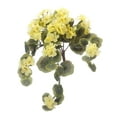 thumbnail image 1 of OakRidge Artificial Geranium Hanging Stem – Yellow, 23 ½” Long – Faux Floral Home Décor for Indoor/Outdoor Use, 1 of 3