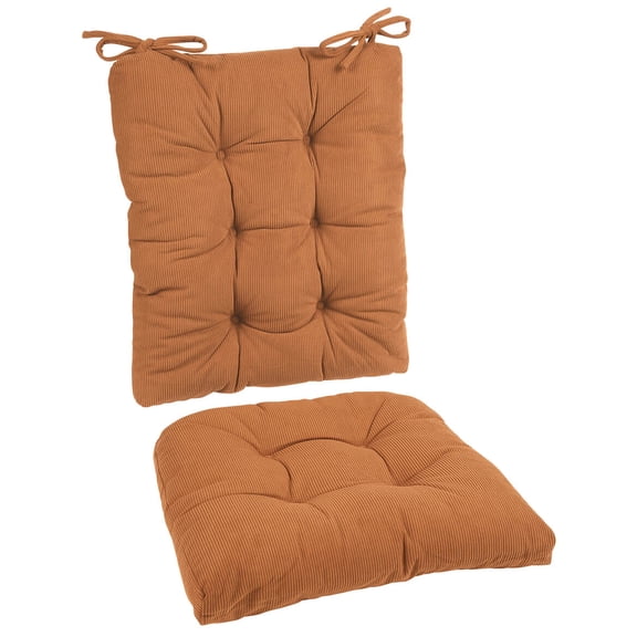 Corduroy Tufted Rocking Chair Cushion Set by OakRidge