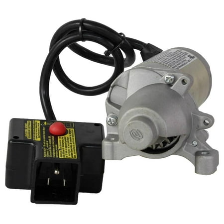 OakTen Electric Starter Motor 17 Teeth JQ170 Compatible with 951-10645 751-10645 Cub Cadet Troy Bilt Snowblower Snow Thrower Replacement Part 951-10645A 751-10645A 120V