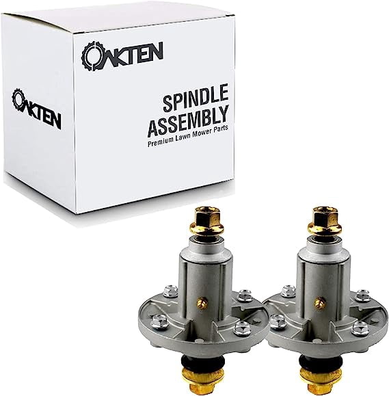 OakTen Spindle Assembly for John Deere 42 inch 102 105 115 125 135 LA100 LA110 LA120 X110 X120 Lawn Mower GY20454 GY21098 2-Pack