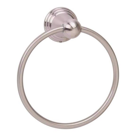 Oakbrook Collection 4031371 Brushed Nickel Die Cast Zinc Towel Ring