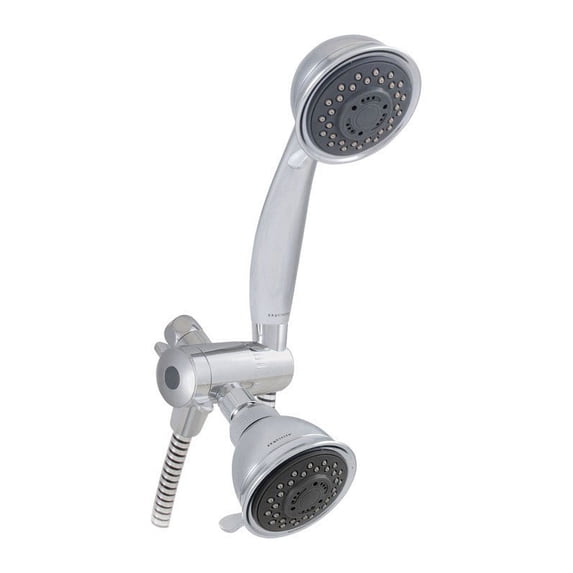 Oakbrook Shower Kit Fixed, Hand Held Chrome Finish 2.5 Gpm