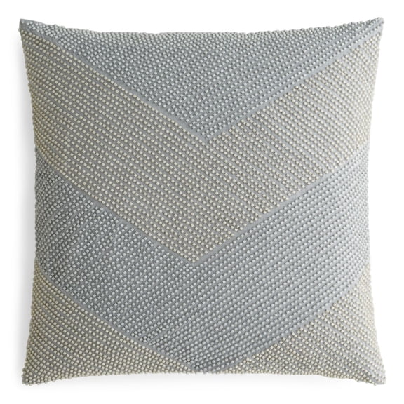 Oake Beaded Decorative Pillow, 18 x 18, Blue