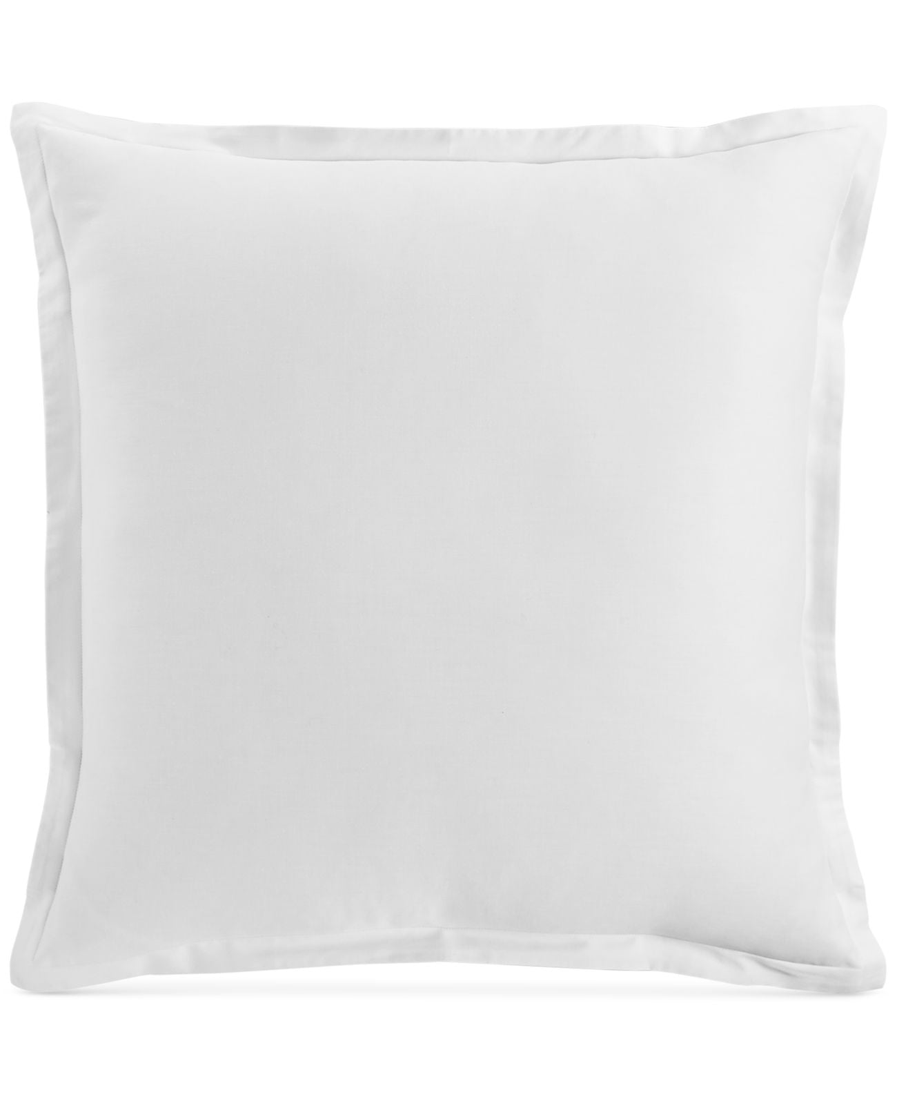 Oake Cotton Tencel Blend European Sham Pillow, 26 X 26, White