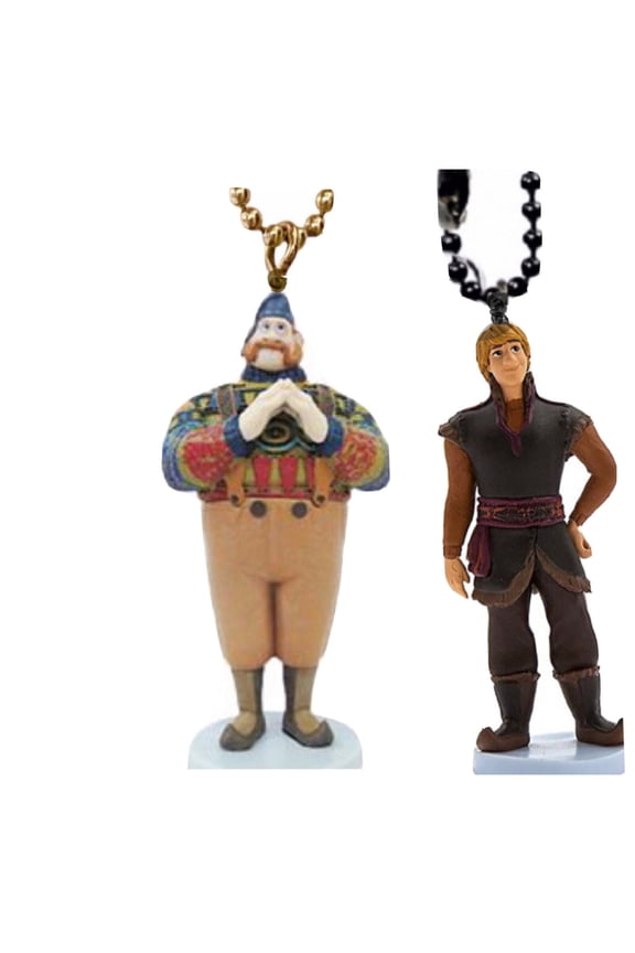 Oaken & Pheasant Kristoff Pvc 3 Keychain Dangler Ornament Figure Frozen Disney