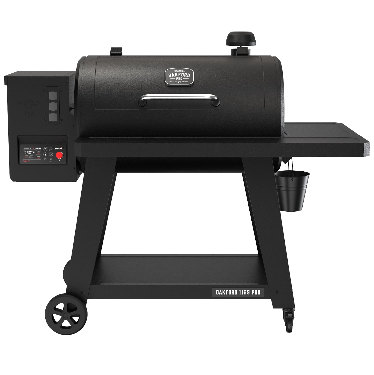 Oakford 1125 Pro Pellet Gril with 1069 SQ In Cooking Area, Cast Iron Grates, I-Site View Indicator, Heavy Duty Pellet Smoker Grill with Bluetooth Connectivity - 910-0513