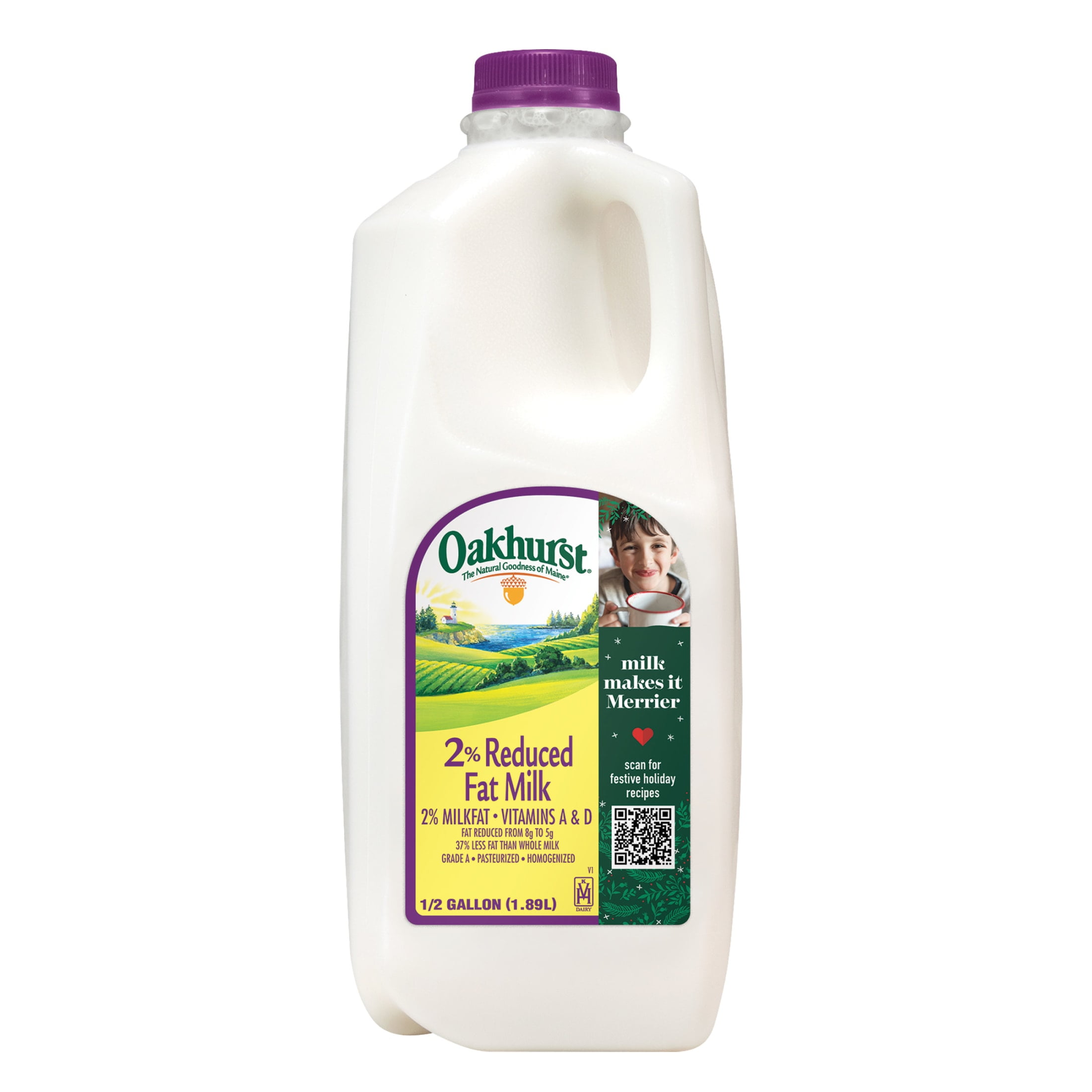 Oakhurst 2% Reduced Fat Milk  Half Gallon - rated 4.6 stars from 31 reviews