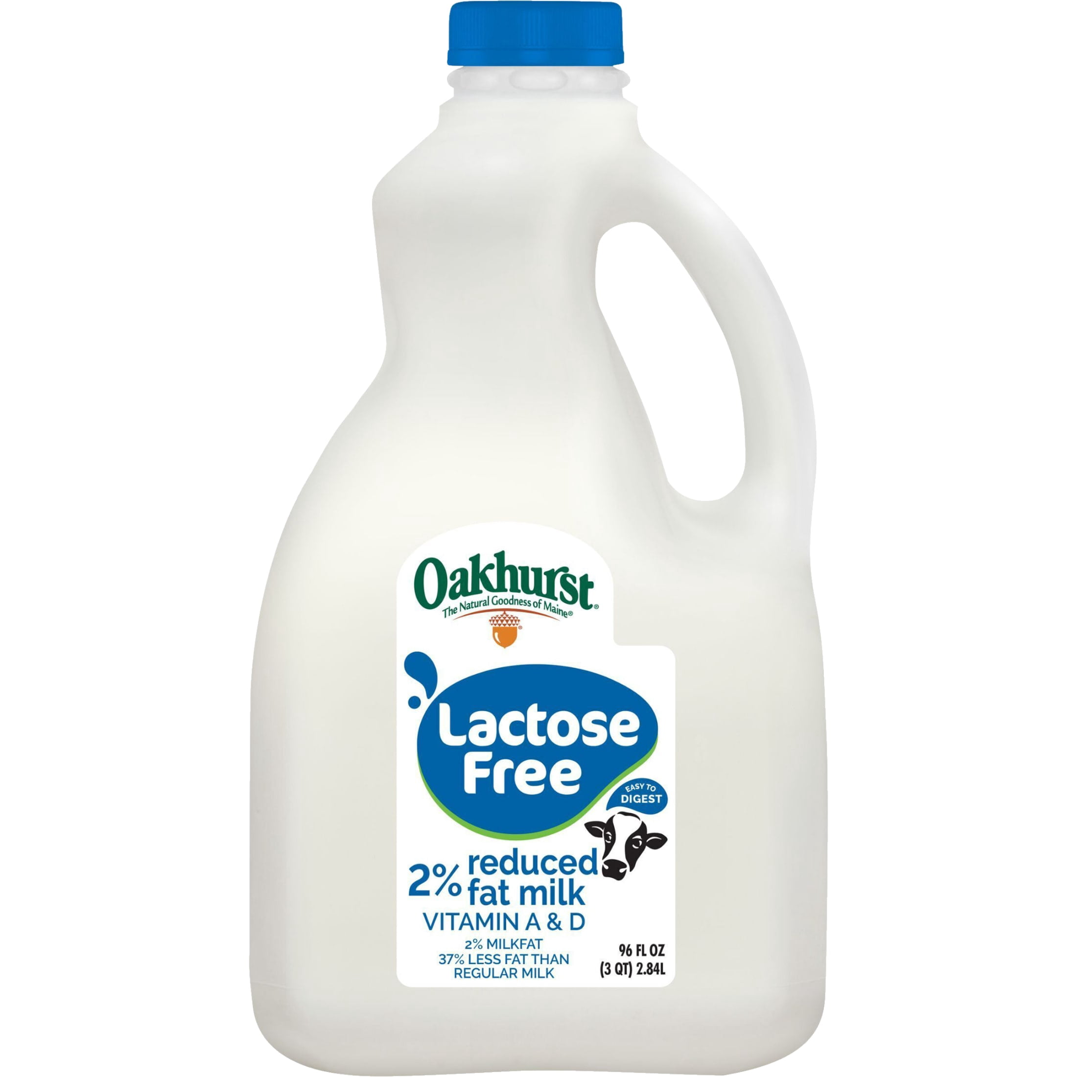 Oakhurst Lactose Free 2% Reduced Fat Milk 96 Fl Oz Carafe