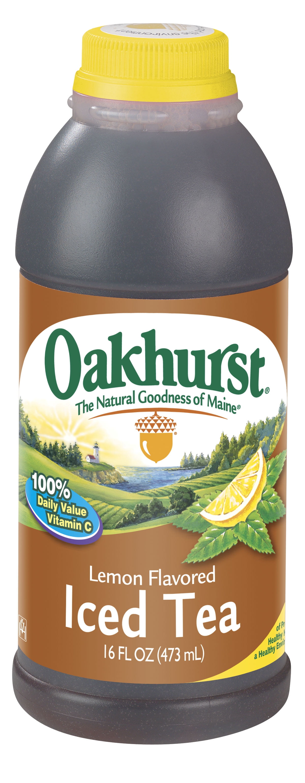 Oakhurst Lemon Flavored Iced Tea 16 Fo