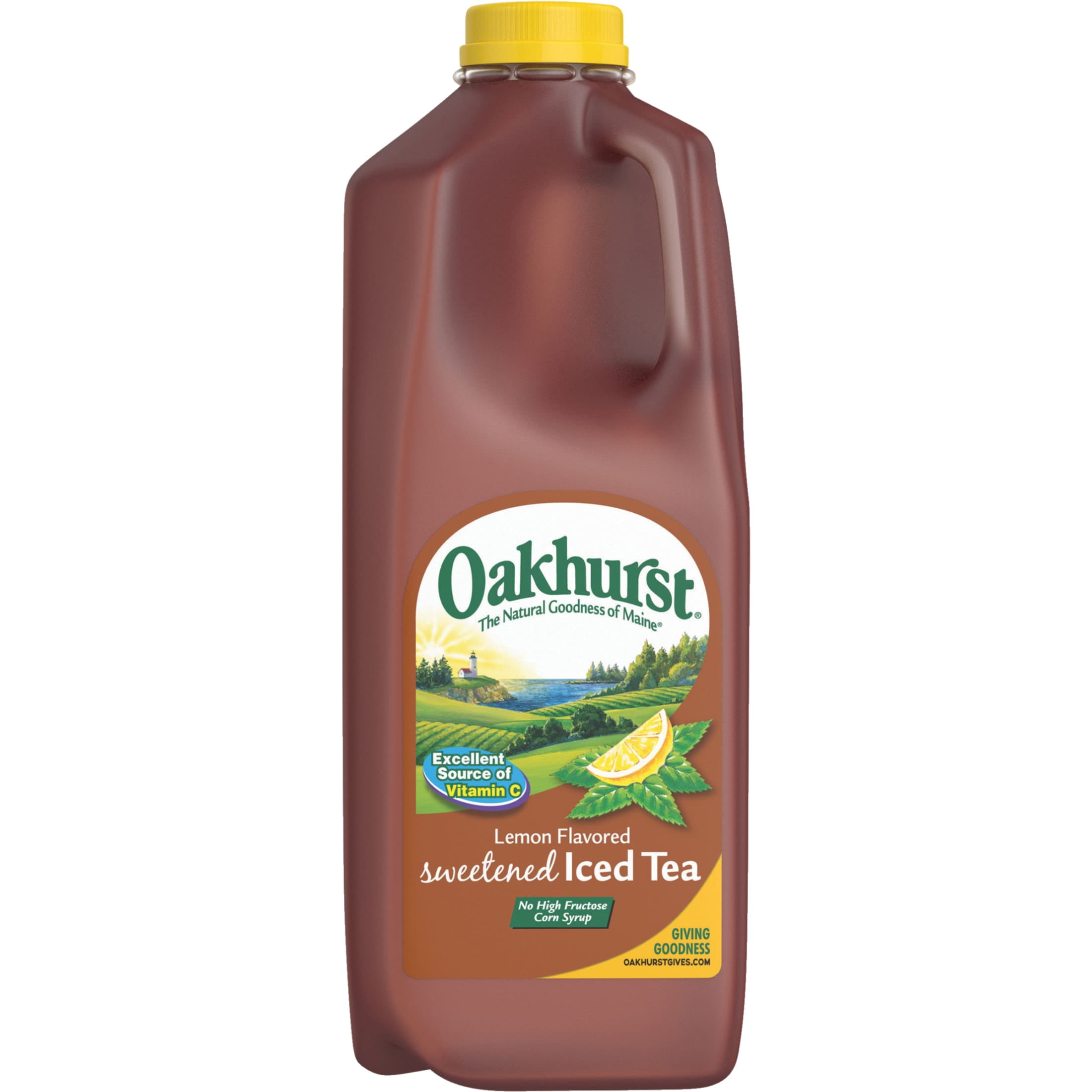 Oakhurst Lemon Flavored Sweetened Iced Tea Half Gallon