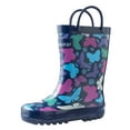 thumbnail image 1 of Oaki Kids Rubber Rain Boots with Easy-On Handles for Boys Girls Toddlers, 1 of 3