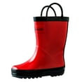 thumbnail image 1 of Oaki Kids Waterproof Rain Boots with Easy-On Handles, 1 of 3