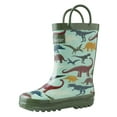 thumbnail image 1 of Oaki Kids Waterproof Rubber Rain Boots with Easy-On Handles, 1 of 3
