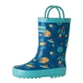 thumbnail image 1 of Oaki Kids Waterproof Rubber Rain Boots with Easy-On Handles, 1 of 3