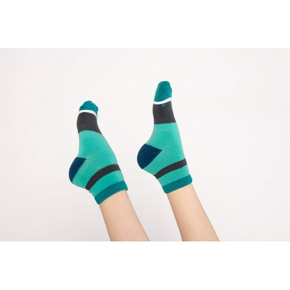 Oaki's Merino Wool Socks, Green, Big Kid