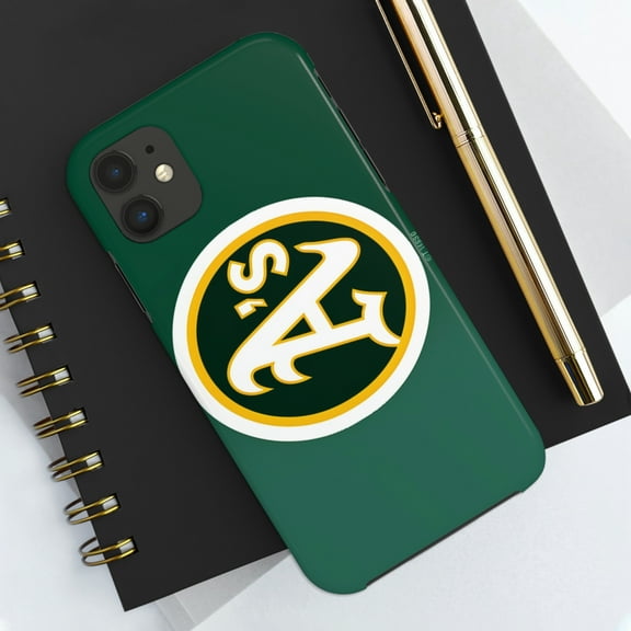 Oakland Athletics Baseball Phone Case Tough iPhone 14, 13, 12, 12 Pro, 11 - Oakland A's