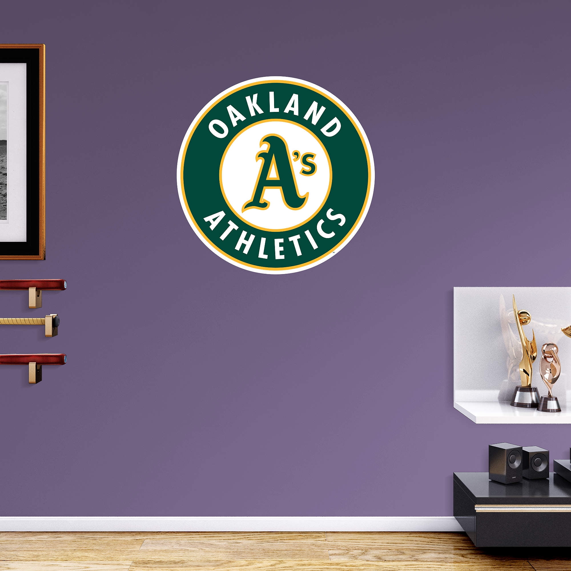 Oakland Athletics Fathead Team Logo Wall Decal No Size