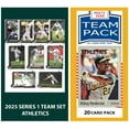 thumbnail image 1 of A's Multiyear 20 Card Pack Rickey + 2025 Topps Series 1 Team Set, 1 of 5