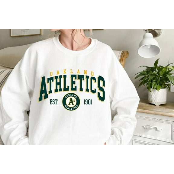 Oakland Baseball 1901 Sweatshirt, Retro Athletics Style Tee, Game Day Shirt