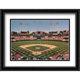 thumbnail image 1 of Oakland Coliseum 2x Matted 28x22 Large Black Ornate Framed Art Print by Ira Rosen, 1 of 2