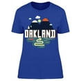 thumbnail image 1 of Oakland Landscape Mountain T-Shirt Women -Image by Shutterstock, Female Medium, 1 of 2