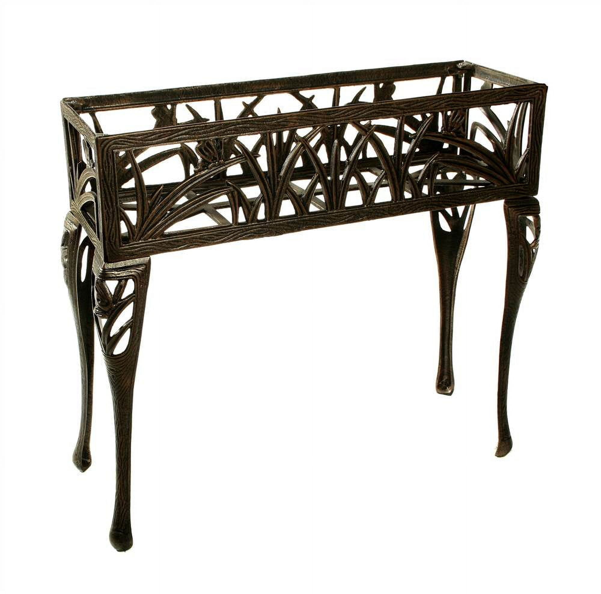 Oakland Living 5081-AB - Butterfly Rectangular Plant Stand - Antique Bronze
