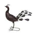 thumbnail image 1 of Oakland Living 22 inch Indoor/Outdoor Animal Garden Peacock Statue with Solar Light, 1 of 5