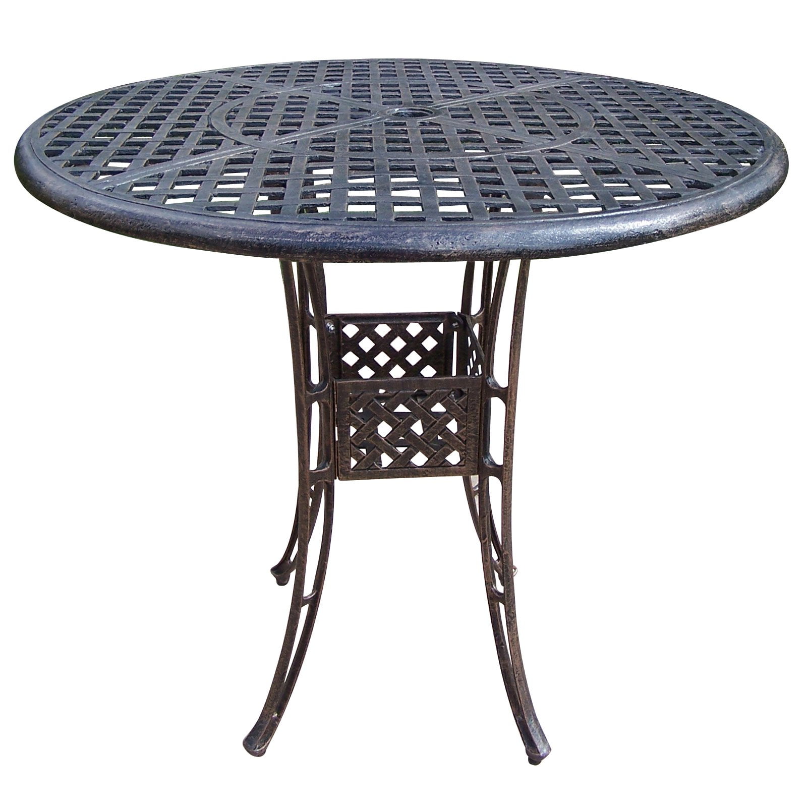 Oakland Living Cast Aluminum Bar Table